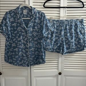 Lands’ End X Draper James Cotton country floral pajama set